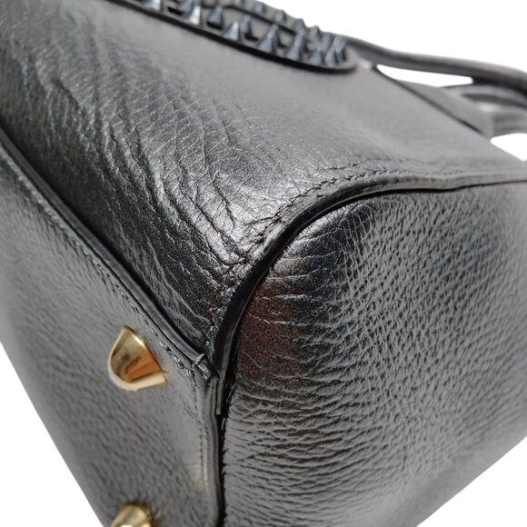 689323BA (X4) Valentino Garavani Hand Bag Gray Leather - Picture 5 of 9